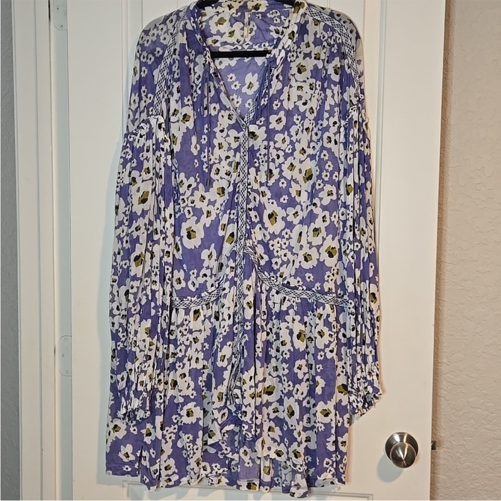 Free People Women's Love Letter Floral Print Tunic